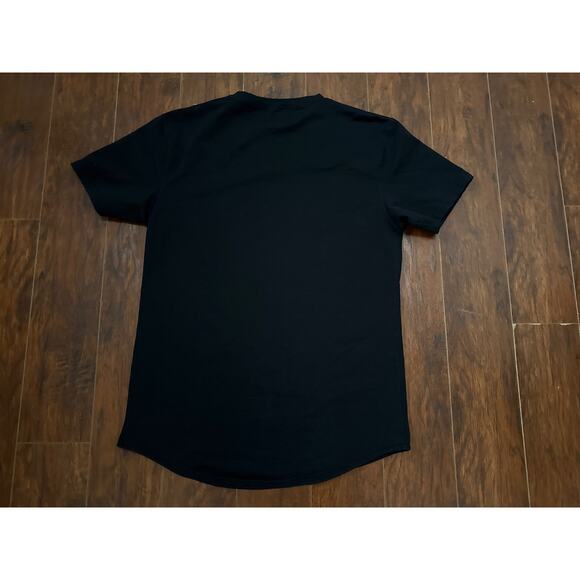 Bylt Drop Cut Lux V-Neck Shirt Men’s Size Medium Black - Picture 3 of 6